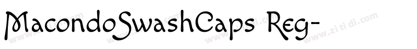 MacondoSwashCaps Reg字体转换